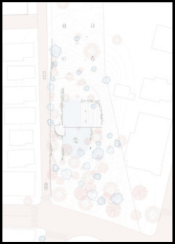 Blueprint for pavilion project
