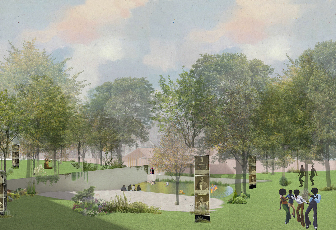 Concept for Dixwell neighborhood pavilion