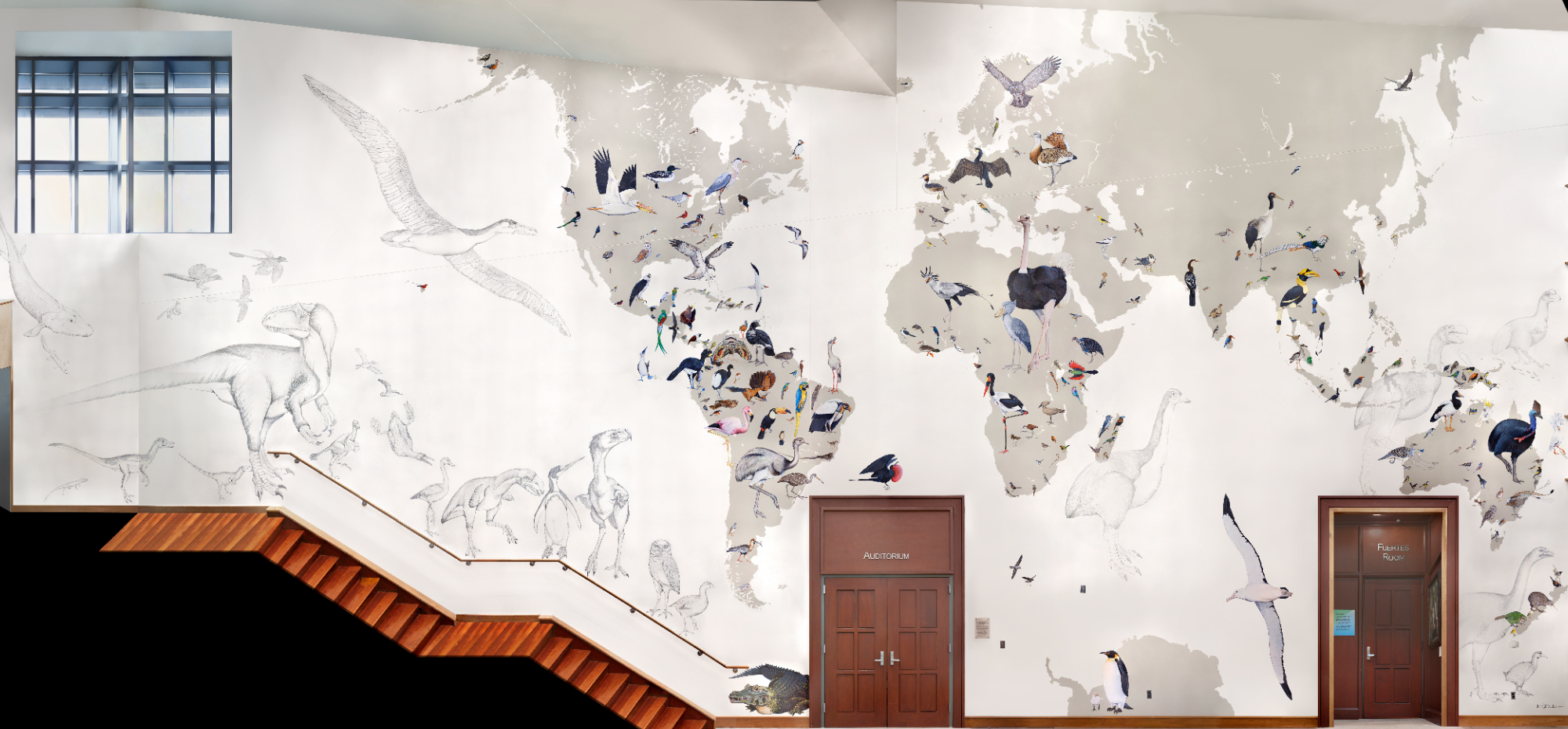 Wall of Birds