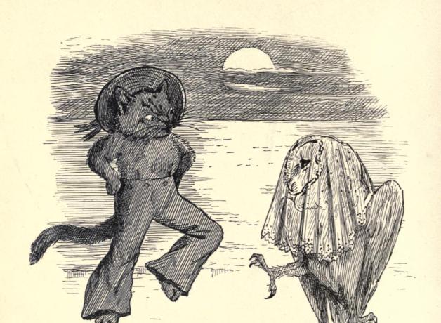 Owl and Pussycat illustration