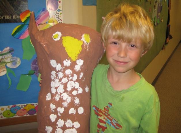 Rocco with owl