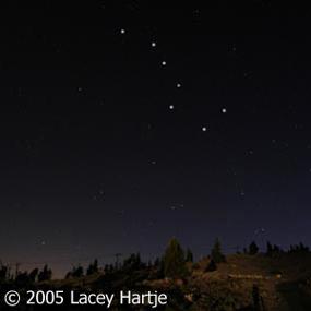 Big Dipper Migration Stars