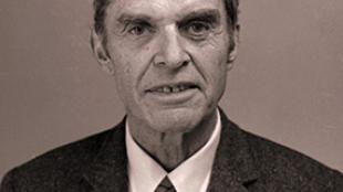 Photo of ornithologist James Bond