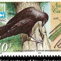 New Caledonian Crow stamp