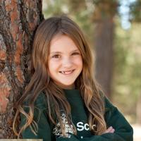 Emily Clark, 4th grader at School in the Woods